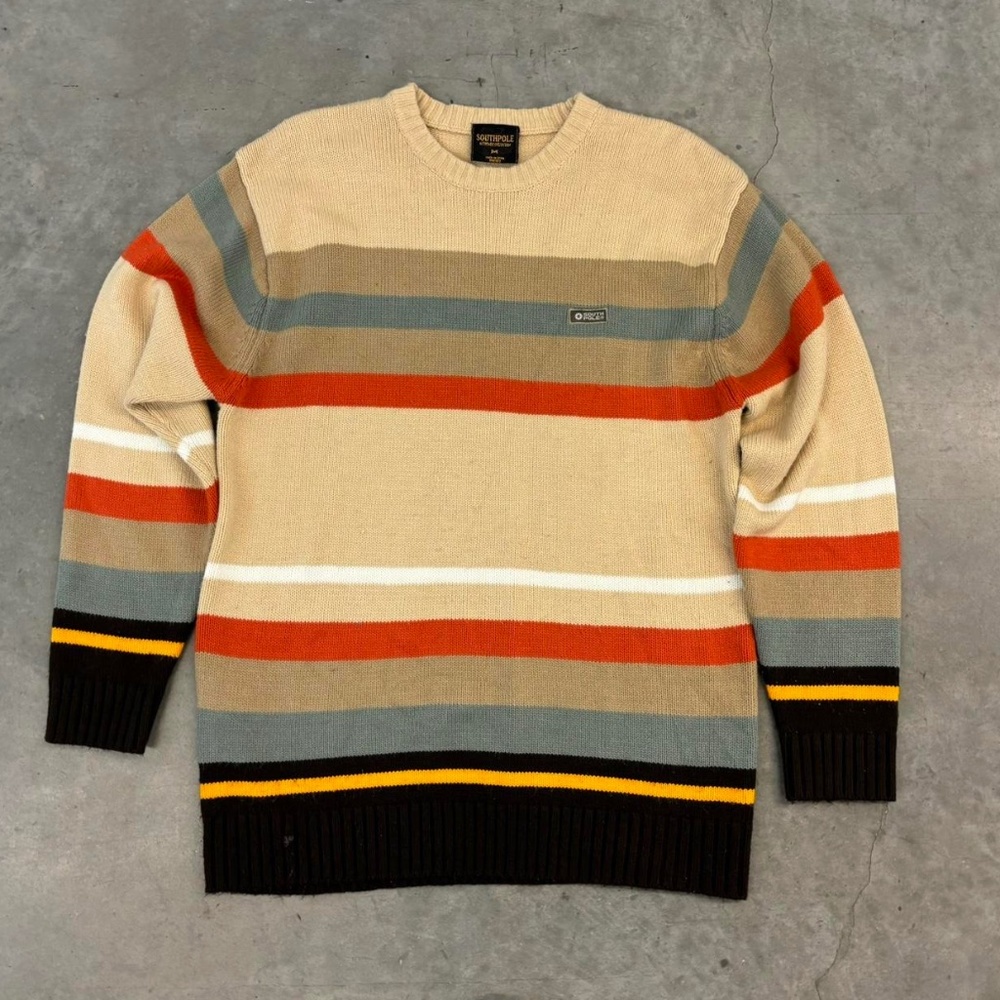 South Pole Striped Sweatshirt M size